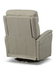 View - Power Swivel Recliner With Power Headrest