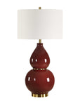 Gourd - Table Lamp - Burgundy