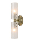 Mistie - 2 Light Glass Sconce - Bronze