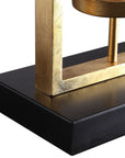Cielo - Staggered Rectangles Floor Lamp - Gold