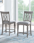 Plymouth - Counter Chair Set of 2 - Gray