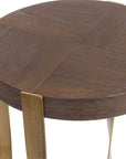Drew - Brass Accent Table - Bronze