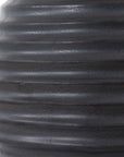 Chelsom - Ribbed Table Lamp - Gray