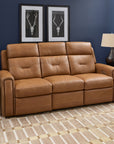 Felix - Power Reclining Sofa With Power Headrest, Lumbar, Heat & Massage