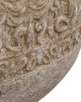Regalia - Indoor-Outdoor Stone Planter - Brown
