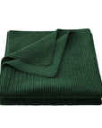 Stonewashed Cotton Velvet - Full/Queen Quilt - Emerald