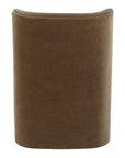 Outlook - Modern Velvet Dining Chair - Brown