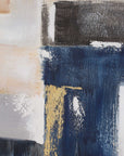 Waterfront - Geometric Abstract Art - Gray