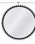 Irinia - Wall Mirror - Black