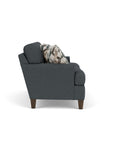 Moxy - Fabric Sofa, T-Shaped Seat Cushion, Rounded Mailbox Arms