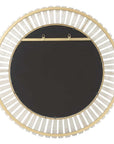 Denali - Textured Glass Round Mirror