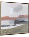 Westward - Framed Landscape Art - Black / Gold / Gray / Green / Orange / Purple / Red / White