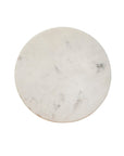 Moira - Side Table - White / Gold