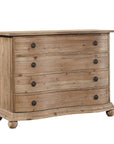 Bowfront - Pine Chest - Light Brown