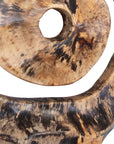 Corkscrew - Wood Wall Decor (Set of 9) - Light Brown