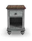 Plymouth - Chairside Table - Gray