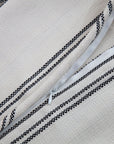 Prescott - Queen Duvet Cover Set Set of 3 - White / Black