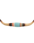 Wall Décor - 9" x 33" Longhorn Southwestern Wall Sculpture With Felt Wrap 4 Per Carton - White