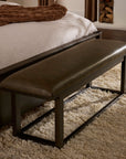 Lodge & Loft - Upholstered Bench - Sedona Brown