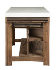 Rustic Marble Island - Light Brown