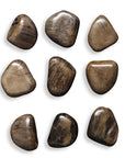 Pebbles - Walnut Wood Wall Décor (Set of 9) - Dark Brown