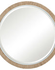 Carbet - Round Rope Mirror - Light Brown