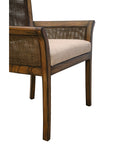 Langley - Arm Chair - Dark Brown