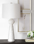 Sonata - Textured Table Lamp - White