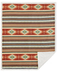 Campfire - Del Sol Campfire Sherpa Throw 6 Per Carton - Multi Color