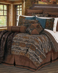 Rio Grande - Queen Duvet Cover Set Set of 7 - Brown