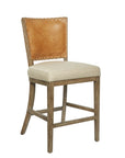 Lina - Counter Stool - Light Brown / Gray