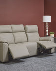 Vernon - Power Reclining Sofa With Console, Power Headrest, Lumbar, Heat & Massage