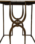 Sandra - End Table - Gray / Bronze