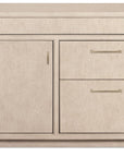 Marlowe - Workstation - Polished Limestone