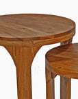 Paige - Bunching Accent Table - Natural Mango