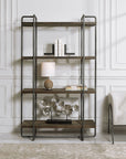 Stilo - Urban Industrial Etagere - Dark Brown
