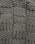 Chess Knit - Throw - Taupe