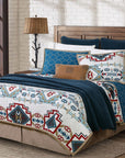 Spirit Valley - Full/Queen Quilt Set Set of 3 - Teal