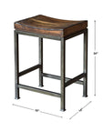 Beck - Industrial Bar Stool
