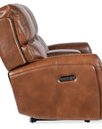 MS - Crosby Zero Gravity Power Console Loveseat With Power Headrest - Brown