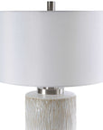Georgios - Cylinder Table Lamp - White