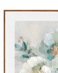 Floral Harmony I Framed Canvas - Beige