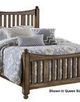 Maple Road - Slat Poster Bed With Slat Poster Footboard