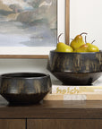 Bronze Duo - Vases (Set of 2) - Dark Brown