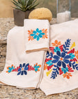 Bonita - Towel Set Set of 3 , 2 Per Carton - Cream