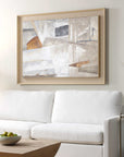 Hide & Seek - Abstract Art - Black / Brown / Gray / Orange / White / Woodtone