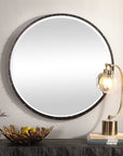 Benedo - Round Mirror - Black