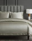 High Shine Satin - King Duvet Cover Set Set of 3 - Champagne