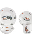 Ranch Life - Ceramic Dinnerware Set Set of 16 - Duffle Bag
