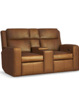 Wyatt - Power Reclining Loveseat With Console & Power Headrests & Lumbar